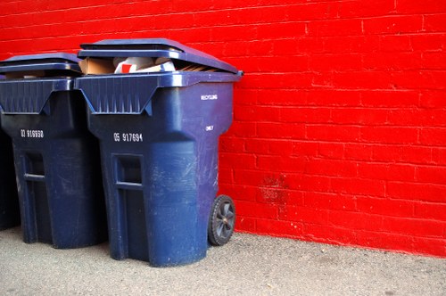 Recycling construction materials at a disposal facility