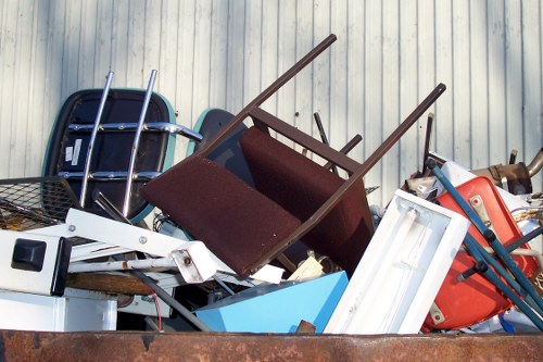 Lockable skip container securely placed in Whitechapel
