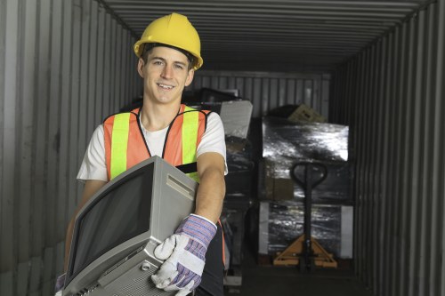 A customer booking a skip hire service online for same day delivery.