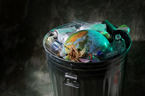 Recycling process of construction materials