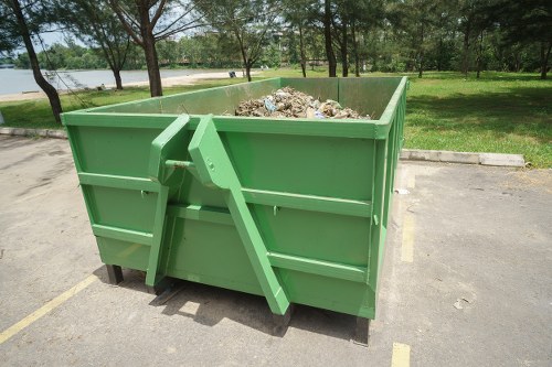Eco-friendly lorry on the road