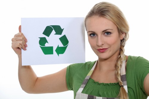 Eco-friendly disposal of cleared items